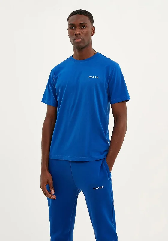 Final Clearance NICCE Chest Logo T-Shirt, Royal Blue