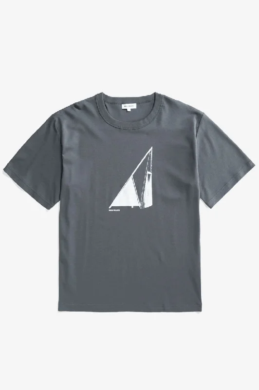 Weekend Offers That Dazzle Norse Projects Holger Interlock T-Shirt - Battle Grey