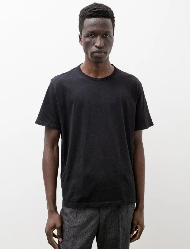 Final Sale New Box T-Shirt Black Clean Jersey