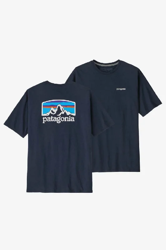 Holiday Sale Patagonia Fitz Roy Horizons Responsibili Tee - New Navy