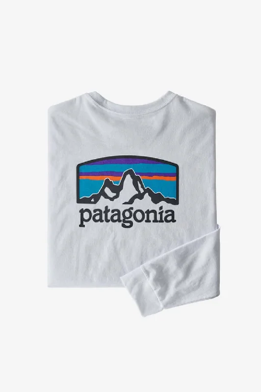 Today’s Special Patagonia L/S Fitz Roy Horizons Responsibili Tee - White