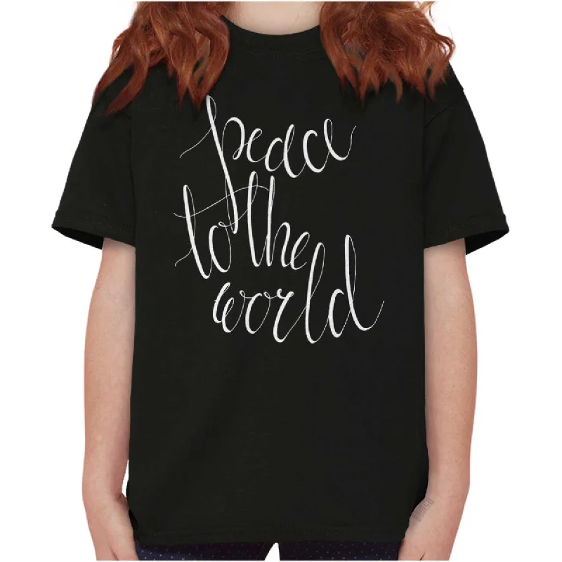 Peace To The World Youth T-Shirt