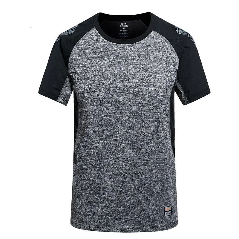 PEILOW big size L~5XL,6XL Brand Tops & Tees Quick Dry Slim Fit High quality T-shirt Men sporting Clothing Short sleeve t shirts