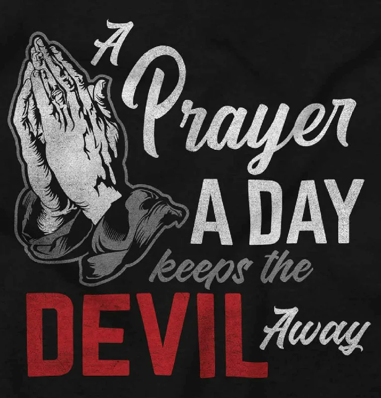 Pray A Day Toddler Ruffled Trim T-Shirt