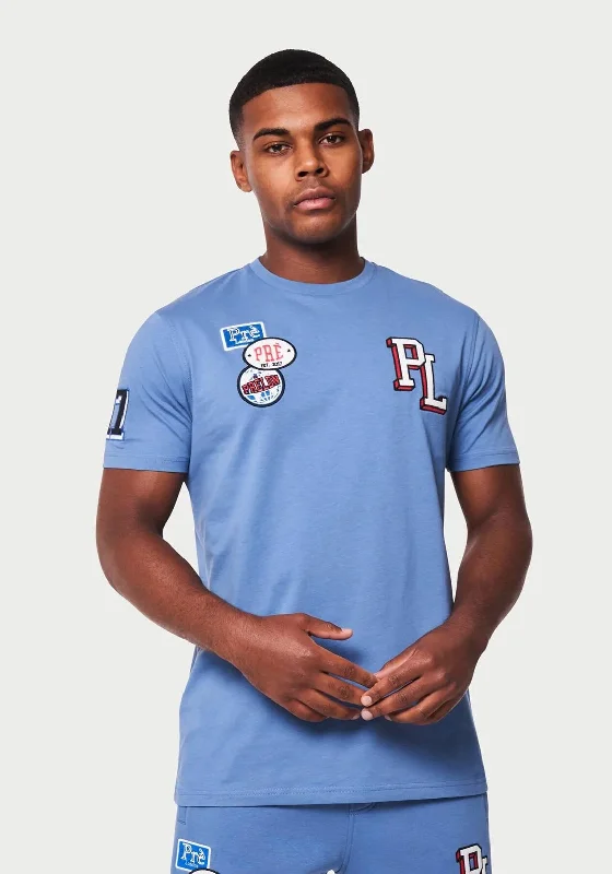 Fantastic Deals Pre London Seattle Badge T-Shirt, Blue