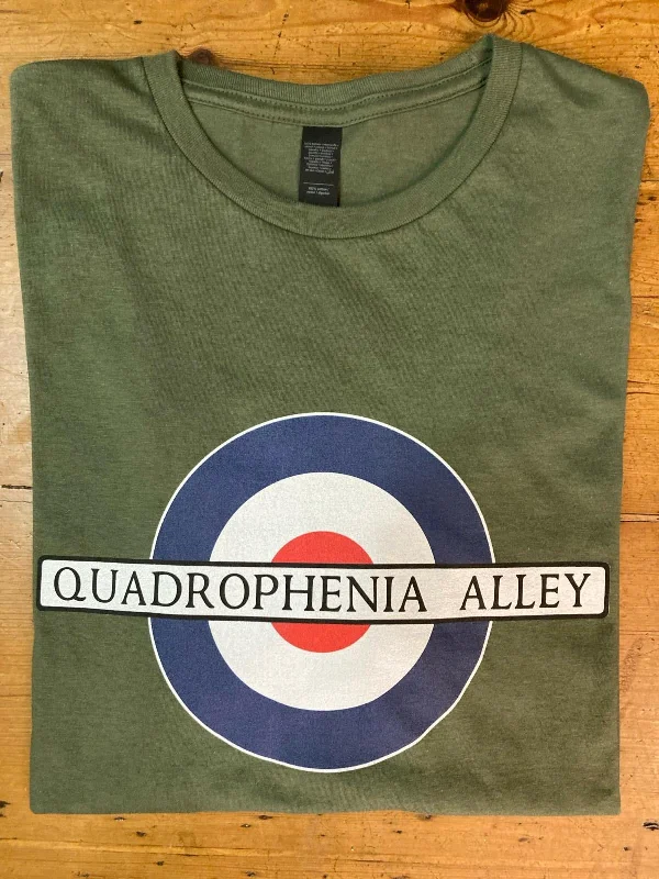 Mega Sale Quadrophenia Alley Men's Exclusive Mod Target Print T-Shirt Green