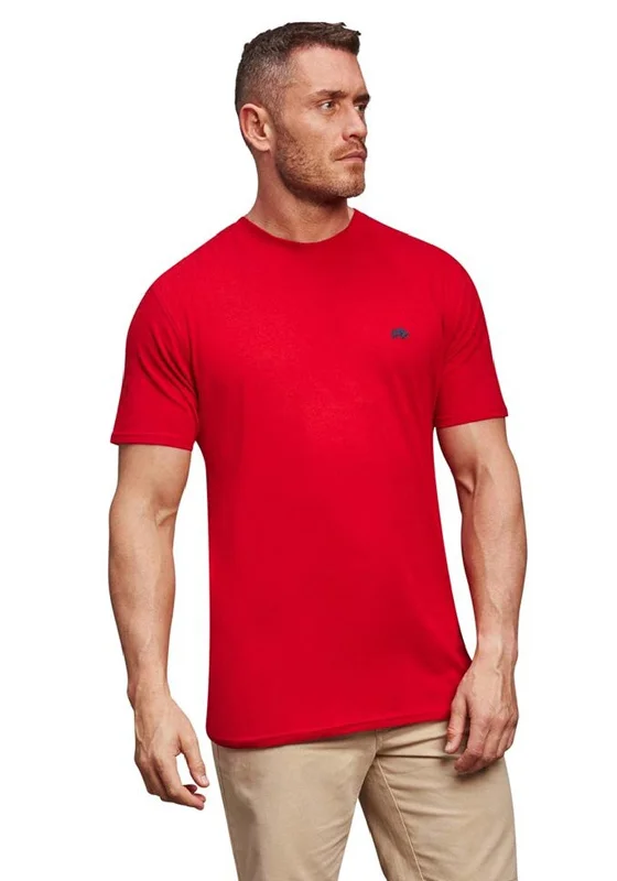 Stock Up Raging Bull Big & Tall Organic Signature T-Shirt, Red