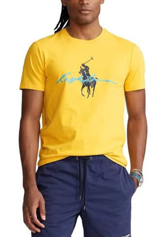 Sale Event Ralph Lauren Big Pony Print T-Shirt, Yellow