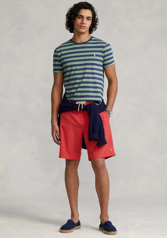 Time-Sensitive Ralph Lauren Classic Stripped T-Shirt, Navy & Green
