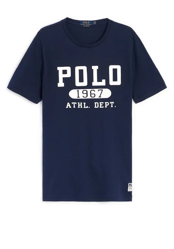 Shop and Save Ralph Lauren Logo Jersey T-Shirt, Blue