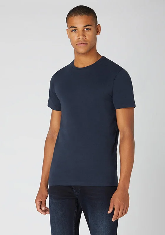 Weekend Deals That Spark Remus Uomo Cotton Stretch T-Shirt, Navy