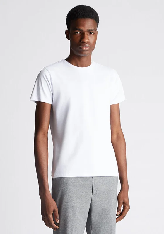 Weekend Discounts to Grab Remus Uomo Cotton Stretch T-Shirt, White