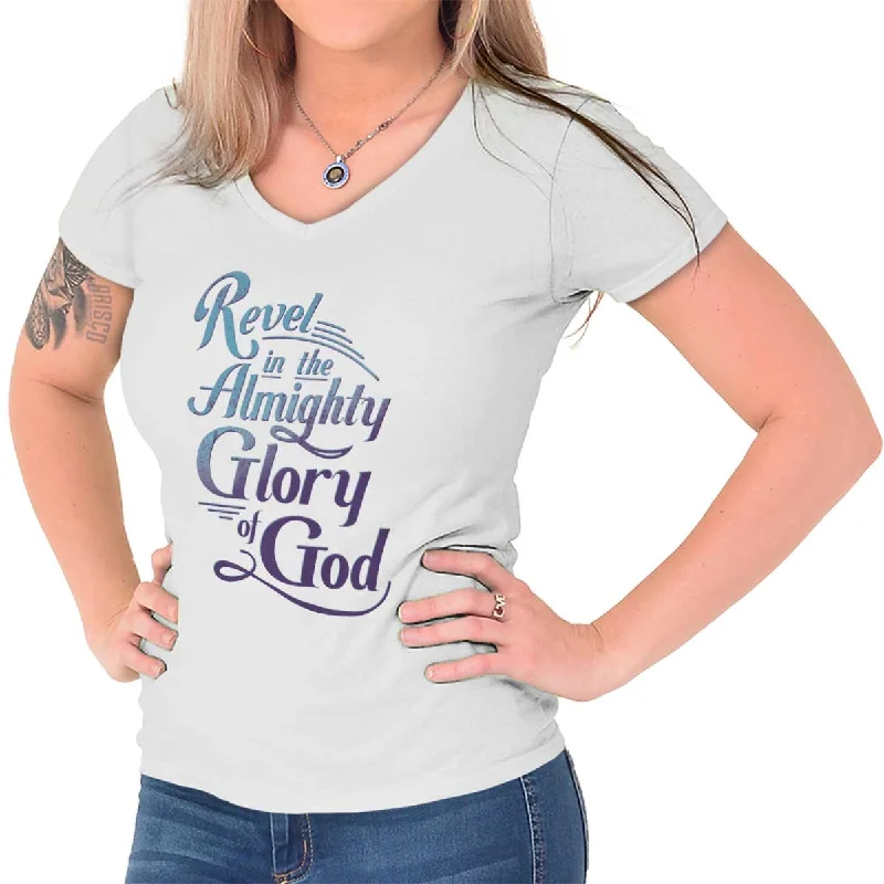 Revel in the Almighty Junior Fit V-Neck T-Shirt