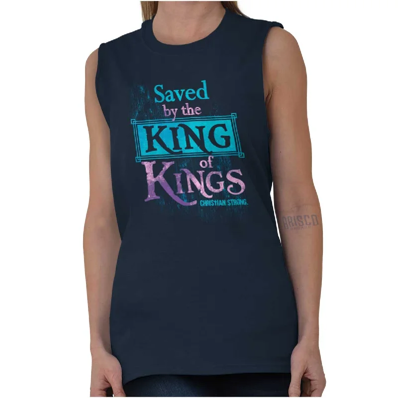 Unmissable Offer Saved by King of Kings Sleeveless T-Shirt