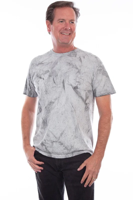Hurry In Scully Mens Ocean Mist Grey 100% Cotton S/S T-Shirt