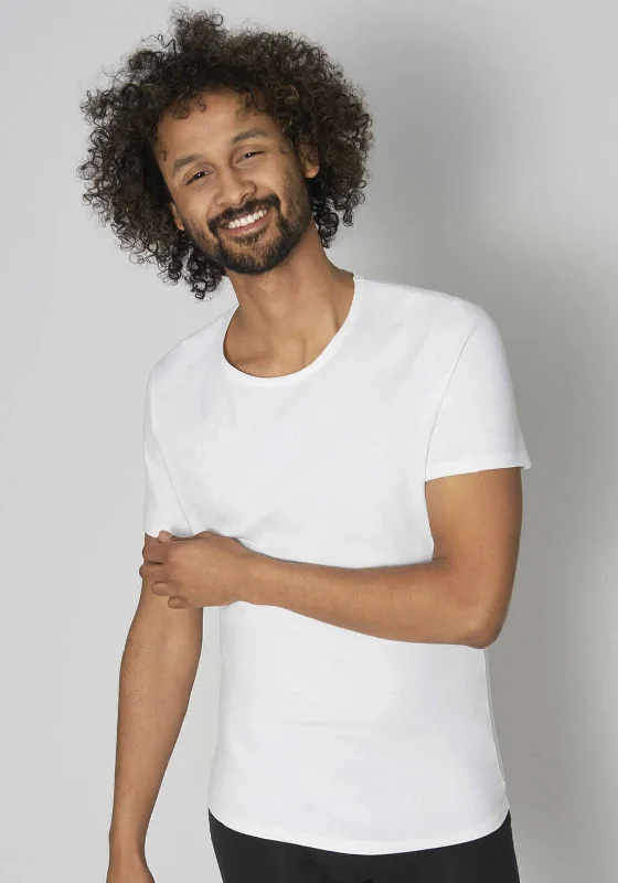 Savings Galore Sloggi Mens Go O Neck T-Shirt, White