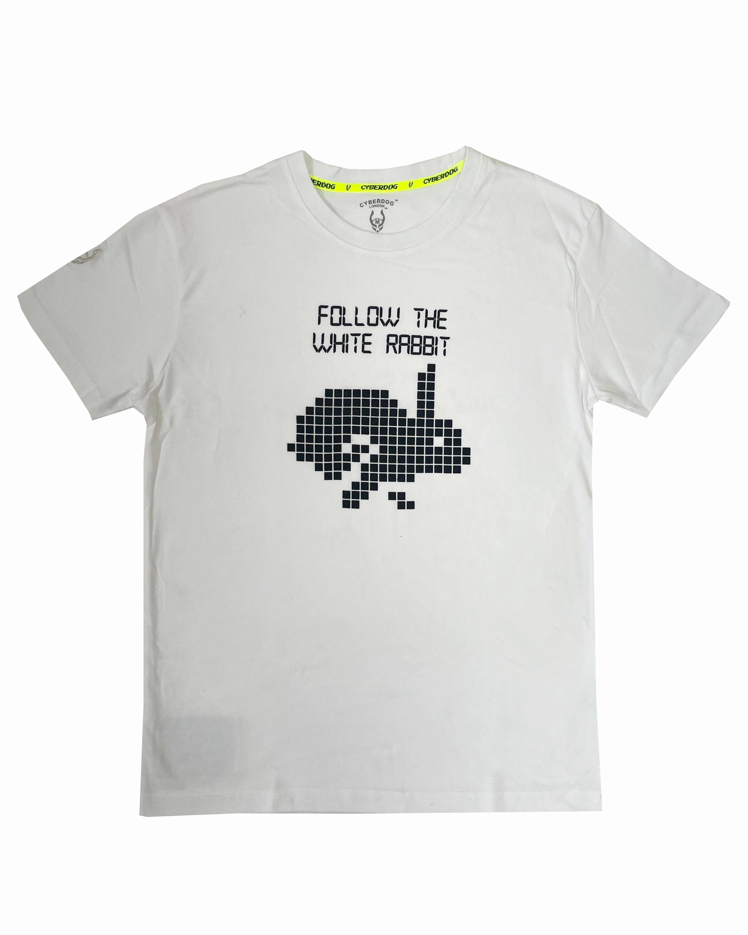 Flash Deals MENS WHITE RABBIT T-SHIRT