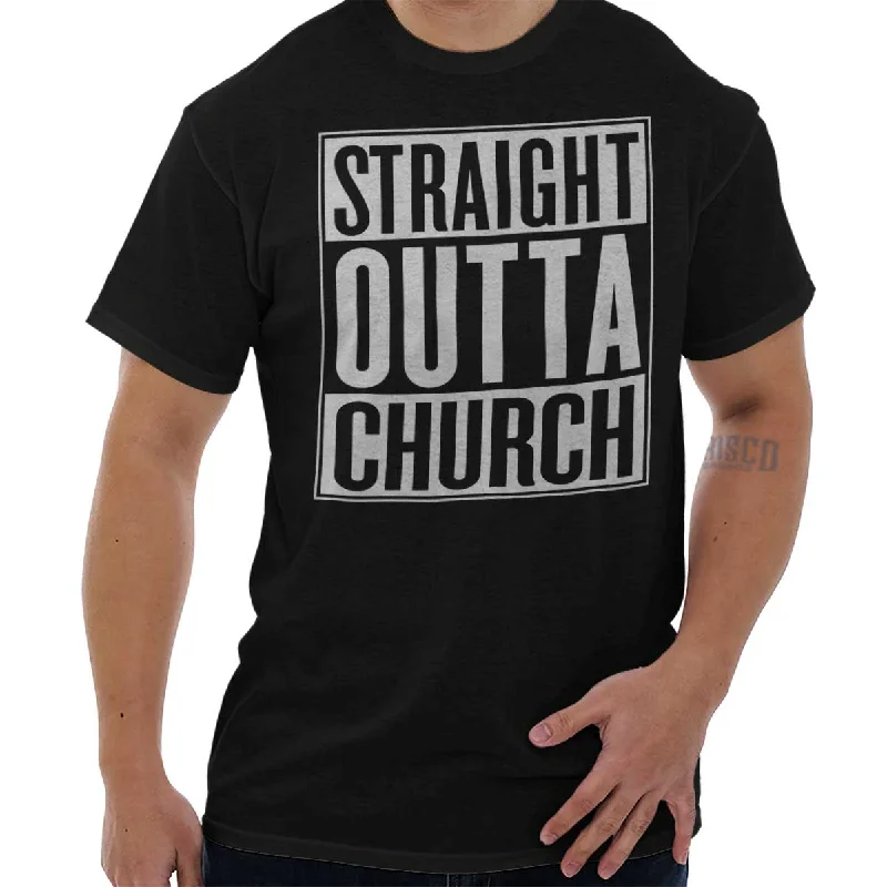 Instant Discount Outta Church T Shirt