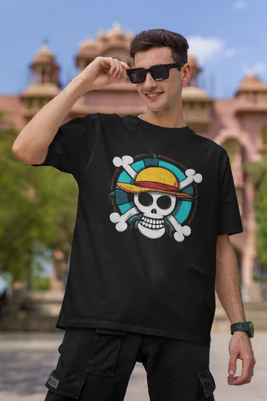 Sneak Peek Sale Straw Hat Pirate: Monkey D Luffy- Oversized T-Shirts
