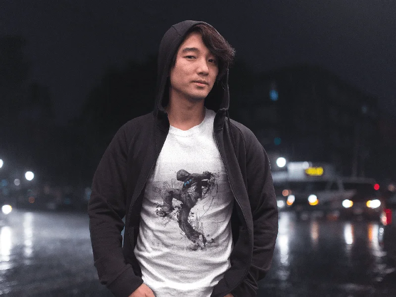 Street art 1, Men's T-Shirt,t shirt gift Round Neck 00209