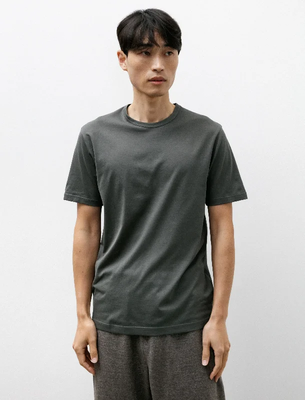 Weekend Discounts to Love SS Crew Neck Classic T-Shirt Drill Green