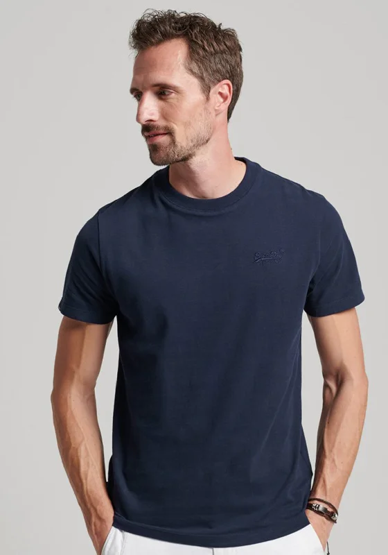 Super Bargain Superdry Vintage Logo Embroidered T-Shirt, Rich Navy Navy