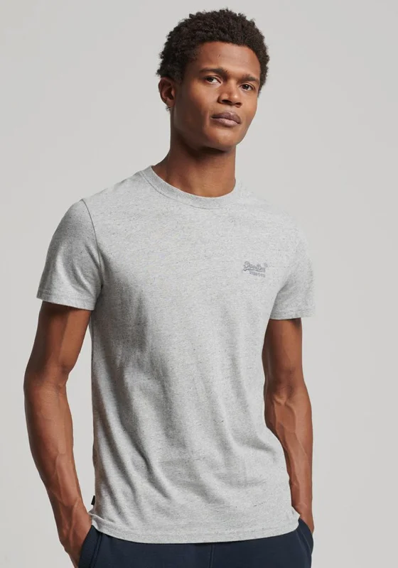 Savings Spectacular Superdry Vintage Logo Emblem T-Shirt, Pumice Stone Marl