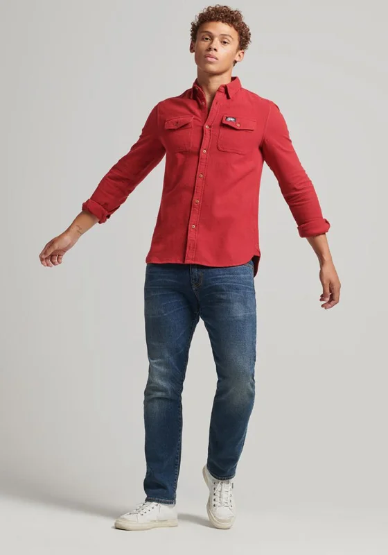 Price Blitz Superdry Vintage Trailsman Flannel Shirt, New Port