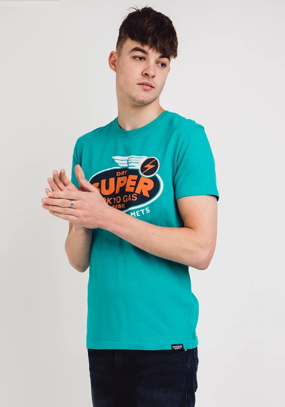 Weekend Savings Fiesta Superdry Military T-Shirt, Lapis