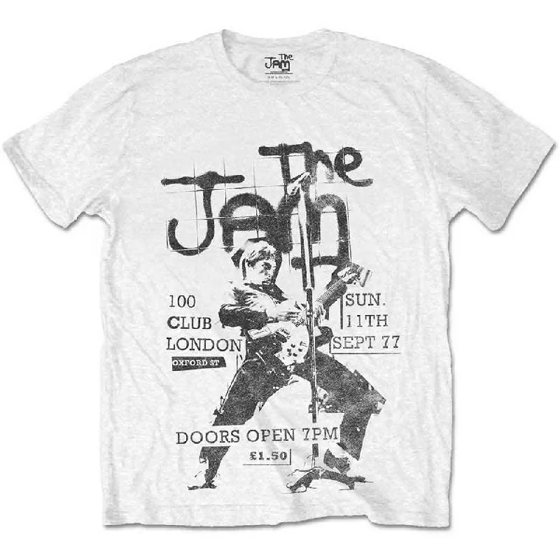 Hot Buy The Jam Official 100 Club '77 Design T Shirt White