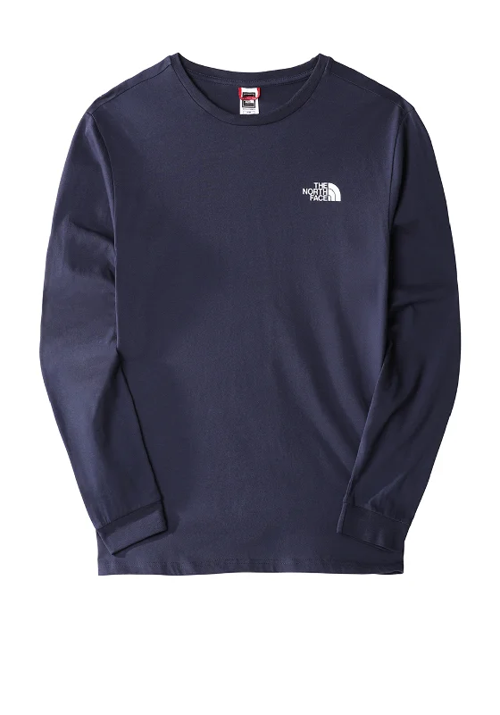 Weekend Bargains to Snag The North Face Mens Simple Dome Long Sleeve T-Shirt, Summit Navy