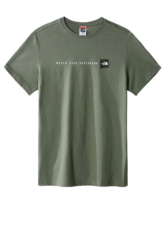Weekend Discounts to Delight The North Face Mens NSE T-Shirt, Thyme