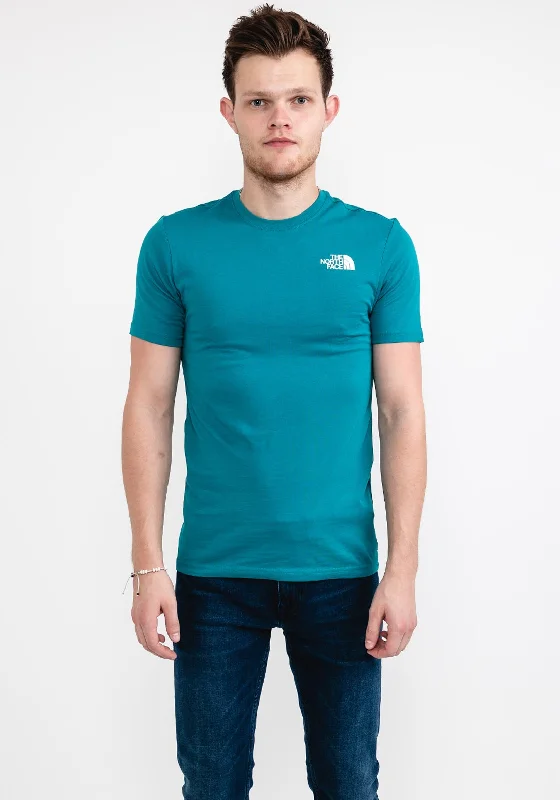 Buy Now The North Face Mens Redbox T-Shirt, Harbour Blue