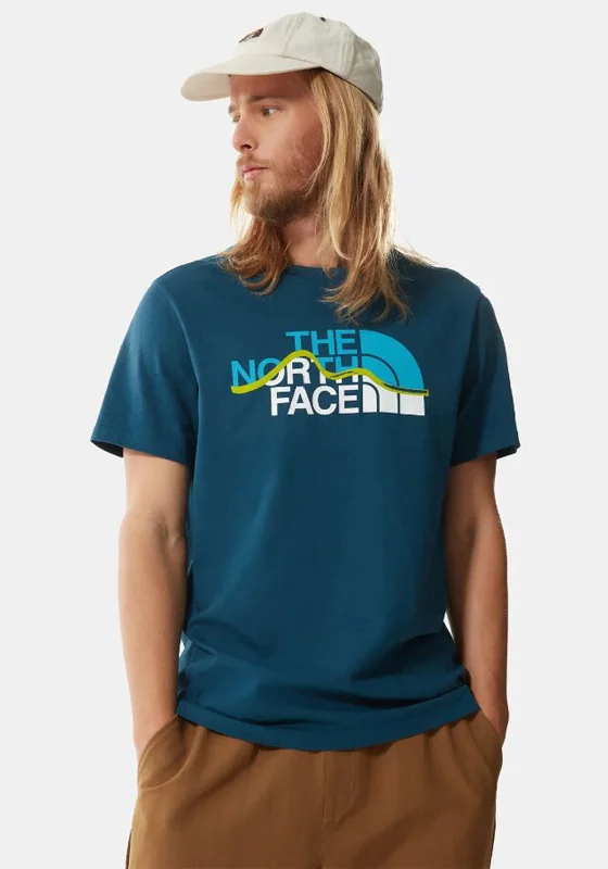 Blowout Sale The North Face Mountain Line T-Shirt, Monterey Blue