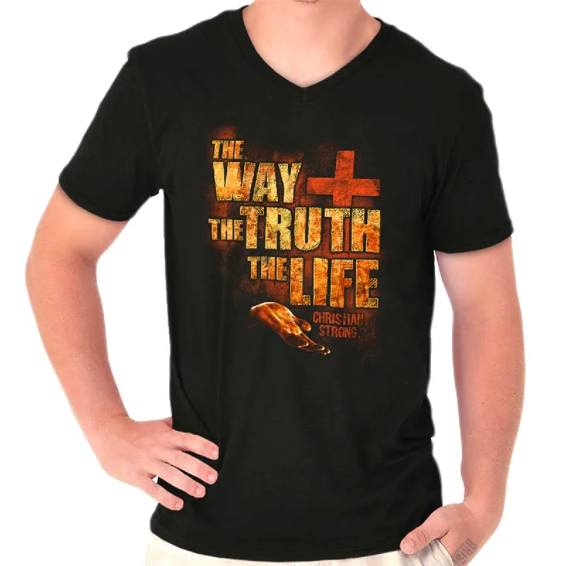 Great Bargains The Way Truth Life V-Neck T Shirt