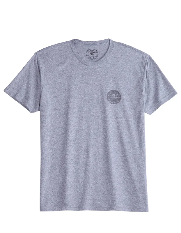 Weekend Discounts You Deserve Tin Haul Mens Company Circle Grey Poly/Cotton S/S T-Shirt Weekend Discounts You Deserve Tin Haul Mens Company Circle Grey Poly/Cotton S/S T-Shirt