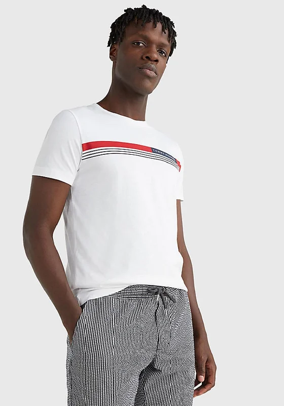 Weekend Deal Tommy Hilfiger Corporate Logo T-Shirt, White