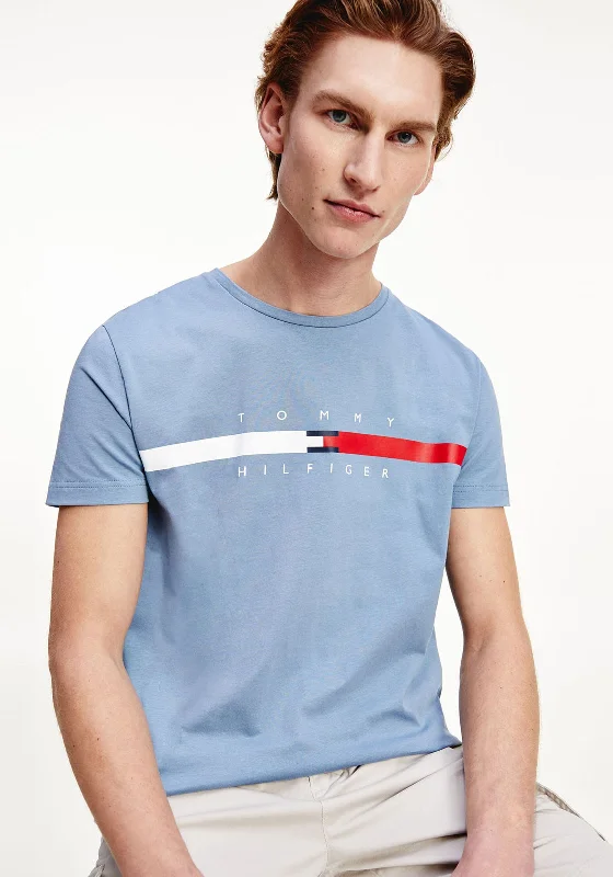 Exclusive Preview Tommy Hilfiger Global Stripe T-Shirt, Colorado Indigo
