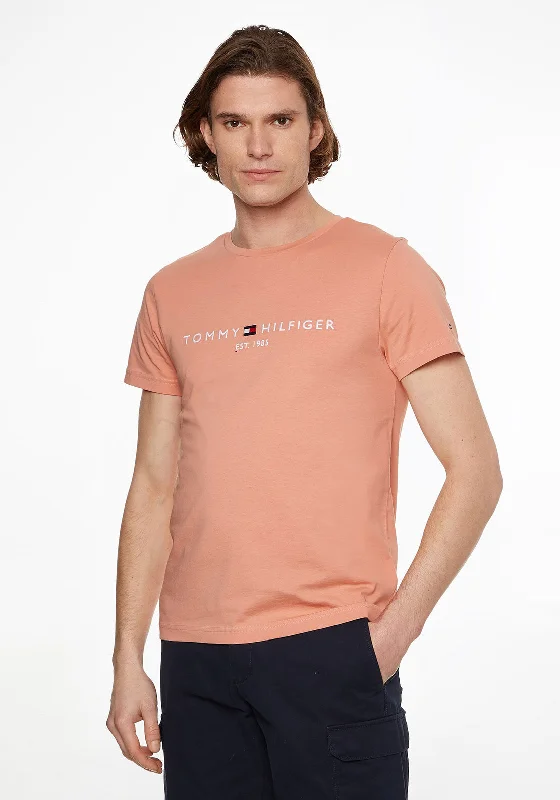 Unbeatable Deal Tommy Hilfiger Logo T-Shirt, Guava