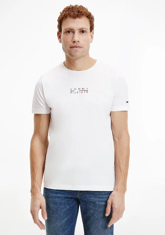 Reduced Rates Tommy Hilfiger Square Logo T-Shirt, White
