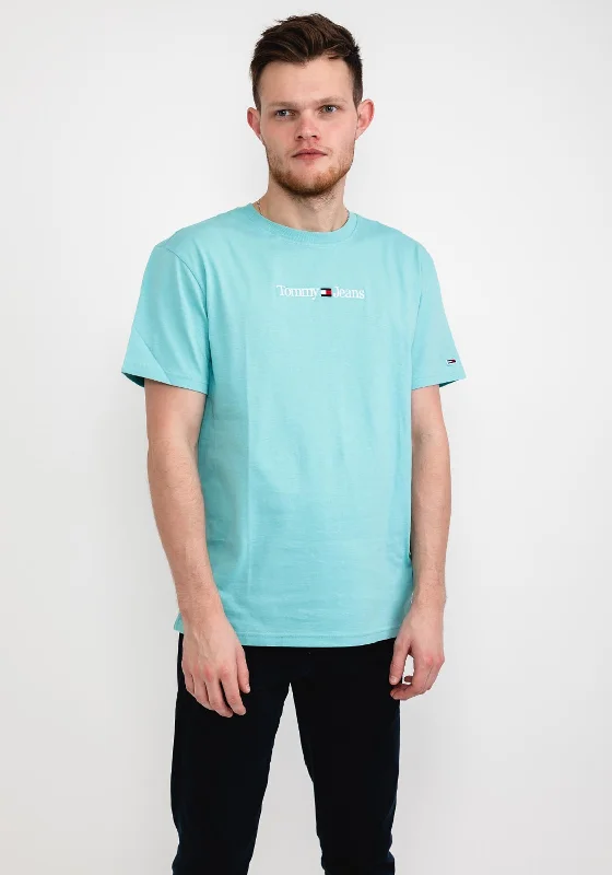 Weekend Deals That Amaze Tommy Jeans Classic Linear T-Shirt, Ocean Tide
