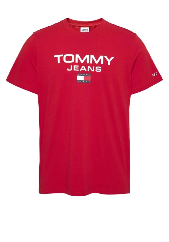 Weekend Discounts to Indulge In Tommy Jeans Entry T-Shirt, Deep Crimson