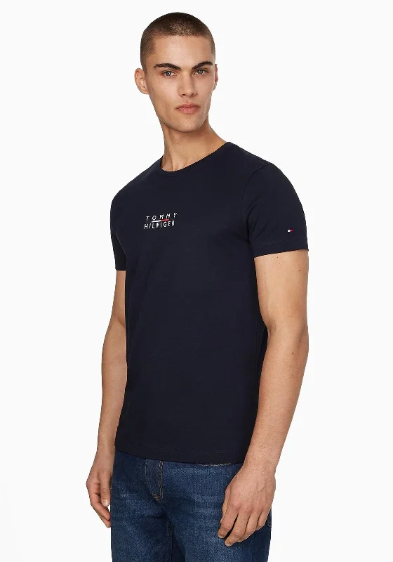 Price Slash Tommy Hilfiger Square Logo T-Shirt, Desert Sky