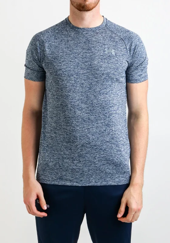 The Best Prices Under Armour Mens Tech T-Shirt, Navy Marl