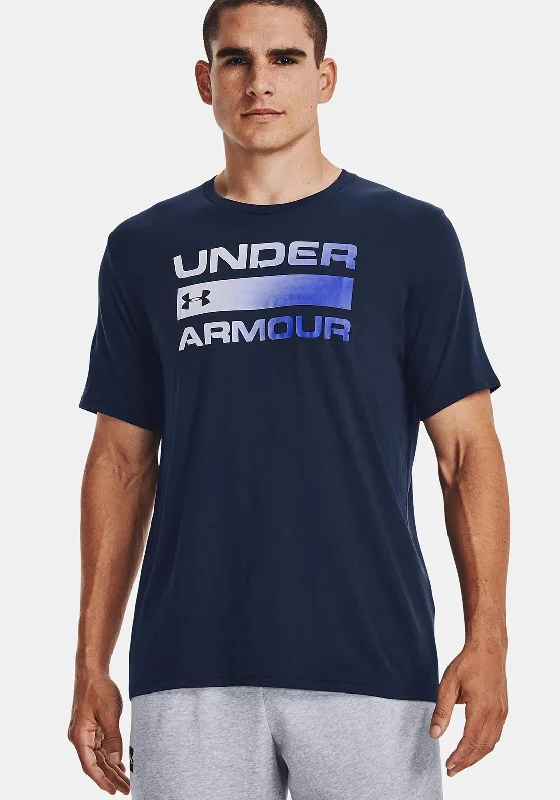 Quick Deals Under Armour Team Issue Wordmark T-Shirt, Blue