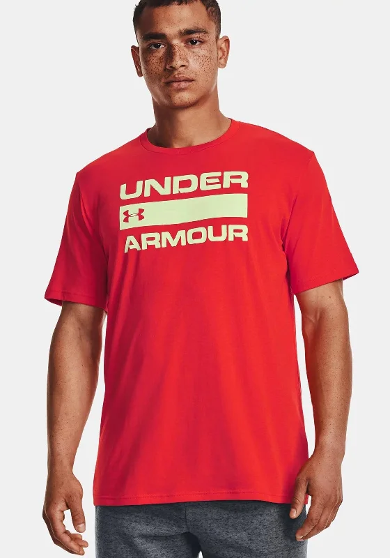 Can't Be Beat Under Armour Team Issue Wordmark T-Shirt, Radio Red