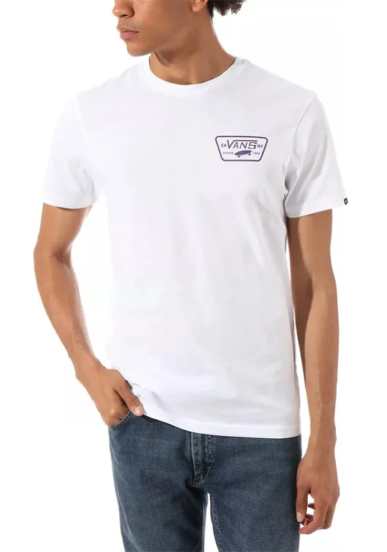 Weekend Savings Galore Vans Full Patch Back T-Shirt, White