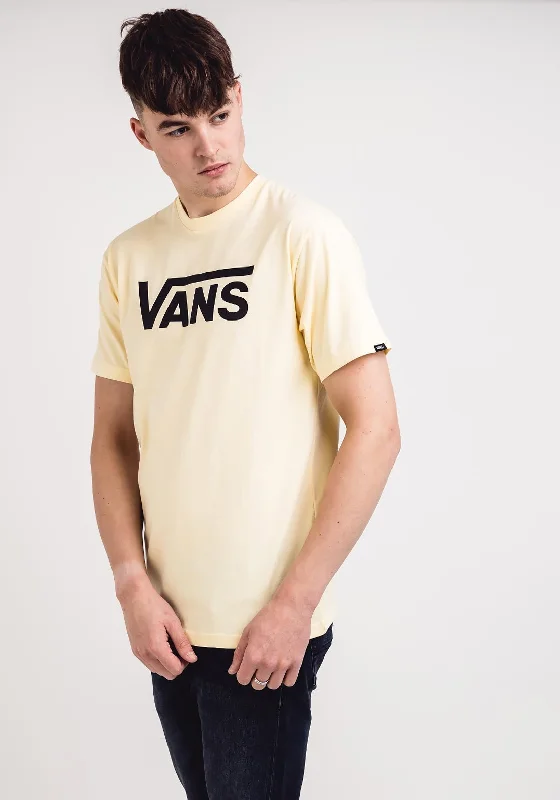 Weekend Offers That Delight Vans Mens Classic Crew Neck T-Shirt, Yellow