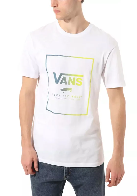 Weekend Discounts to Indulge In Vans Mens Print Box T-Shirt, White