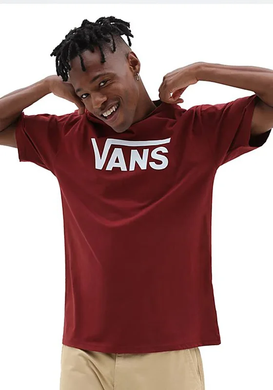 Mega Discount Vans Classic Logo T-Shirt, Syrah